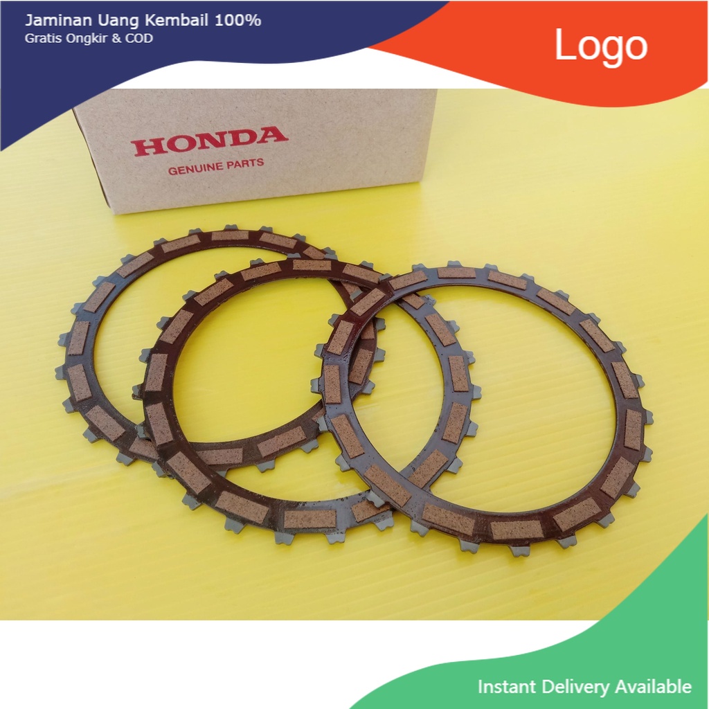22201-K2J-T01แผ่นคลัทช์แท้HONDA Wave110i ปี2021-2024 , Super cub ปี2021-2024 (หมายเลข5ตามภาพ)()รวม3ช