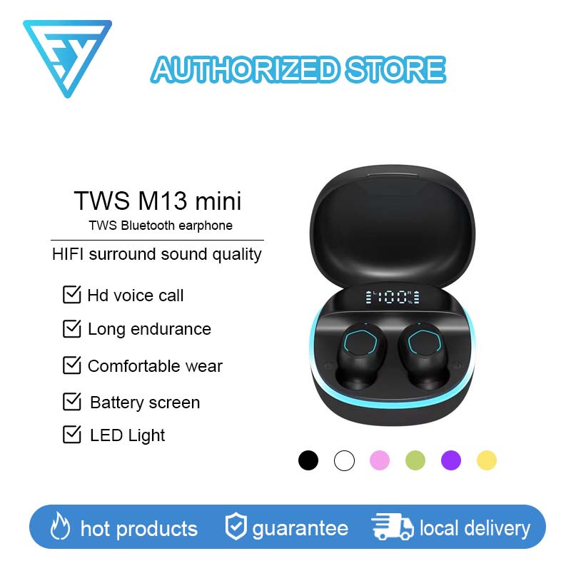 หูฟังบลูทูธไร้สาย TWS-M13 mini ใหม่ล่าสุด เสียงดี คุณภาพดี เชื่อมต่อรองรับ ใช้ได้ทุกรุ่น