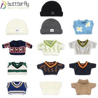 Buttterfly เสื้อผ้าตุ๊กตา DIY อุปกรณ์เสริม เสื้อกันหนาวแต่งหน้า