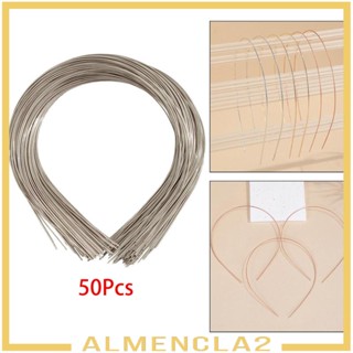 [Almencla2] ที่คาดศีรษะโลหะ แฮนด์เมด สําหรับงานหัตถกรรม 50 ชิ้น