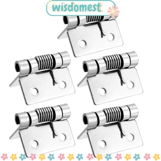 Wisdomest บานพับสปริง สเตนเลส 0.98 นิ้ว พร้อมสกรู DIY สําหรับประตู ตู้ ขนาดเล็ก