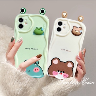 เคสโทรศัพท์มือถือนิ่ม ลายกบหมีจิ๋ว สําหรับ Vivo Y27 Y36 V25e V25 Y02 Y02s Y35 2022 Y22 Y22s Y16 Y21 Y21A Y21s Y20 Y20i Y20s [G] Y17 Y15 Y15A Y15s Y12A Y12s Y21T Y33s