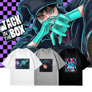 เสื้อยืดลําลอง ผ้าฝ้าย แขนสั้น คอกลม พิมพ์ลาย Kpop Bangtan J-hope JACK iN THE BOX สําหรับผู้ชาย และผู้หญิง