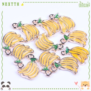 Nextth จี้กล้วยโลหะ ชุบทอง สําหรับทําเครื่องประดับ DIY