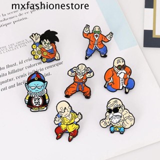 Mxfashione เข็มกลัด ลายการ์ตูนดราก้อนบอล สําหรับตกแต่งเสื้อผ้า คอสเพลย์ แจ็กเก็ต