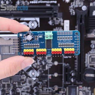 Pca9685 PWM บอร์ดไดร์เวอร์เซอร์โว IIC อินเตอร์เฟซ 16 ช่อง 12-Bit PWM สําหรับหุ่นยนต์ Arduino [superecho.th]