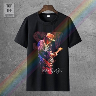 เสื้อยืด ลาย Stevie Ray Vaughan Srv Blues Legend สีดํา สําหรับผู้ชาย ไซซ์ S ถึง 4Xl