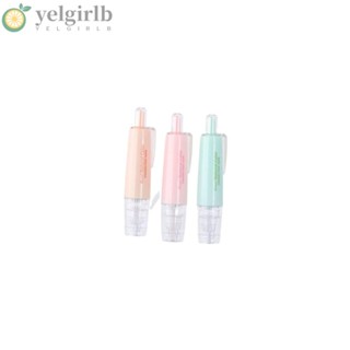 Yelgirlb เทปลบคําผิด สีขาว 3 ชิ้น 6 เมตร * 5 มม. 3 ชิ้น สําหรับสํานักงาน