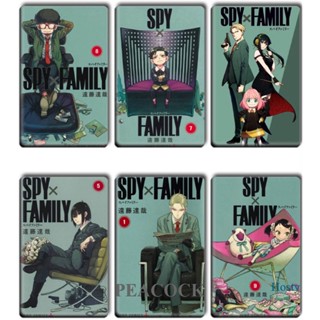 Pea สติกเกอร์ ลายการ์ตูนอนิเมะ Spy×Family สําหรับตกแต่งบัตรเครดิต บัตรประจําตัว บัตรรถบัส ธนาคาร 10 ชิ้น ต่อชุด