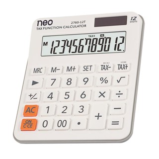 NEO เครื่องคิดเลข 12 หลัก นีโอ 2760-12T ขาว