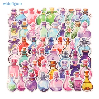 Widefigure สติกเกอร์ ลายการ์ตูนน่ารัก สําหรับติดตกแต่งรถยนต์ แล็ปท็อป กีตาร์ 50 ชิ้น