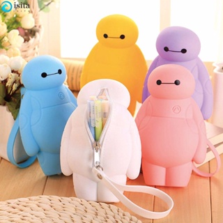 Isita Baymax กระเป๋าใส่ปากกา ซิลิโคน เครื่องเขียนสํานักงาน อุปกรณ์การเรียน เครื่องเขียน Big Hero 6