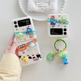 เคสโทรศัพท์มือถือ ซิลิโคนนิ่ม tpu กันกระแทก ลายการ์ตูนน่ารัก 3D สําหรับ Samsung Galaxy Z Flip 5 4 3 5G Z Flip5 Z Flip4 Z Flip3