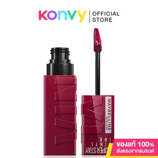 Maybelline New York Superstay Vinyl Ink  Longwear Liquid Lipcolor Up to 16 Hours Wear 4.2ml ลิควิดลิปสติก.