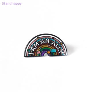 Standhappy ใหม่ เข็มกลัดโลหะ รูปตัวคุณเอง ปลอดภัย กันฝน สําหรับติดปกเสื้อ