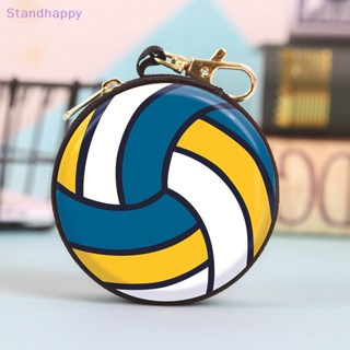 Standhappy ใหม่ กระเป๋าสตางค์ กระเป๋าใส่เหรียญ มีซิป ลายการ์ตูนบอล ขนาดเล็ก ของขวัญแฟชั่น สําหรับเด็กผู้ชาย ผู้หญิง