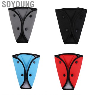 Soyoung Belt Safety Adjuster  Environmentally Friendly Child Triangle Breathable Cotton Easy Using for Vehicle