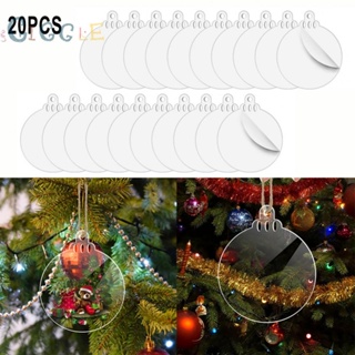 ⭐NEW ⭐Make Your Christmas Tree Stand Out with 20PCS Acrylic Mirror Blank Baubles