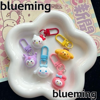 Blueming2 พวงกุญแจ จี้การ์ตูน Kuromi My Melody Kawaii Melodi Cinnamon Dog สําหรับตกแต่งรถยนต์ กระเป๋านักเรียน 5 ชิ้น