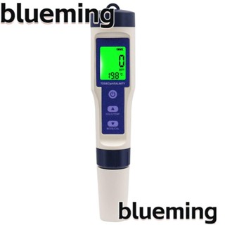 Blueming2 เครื่องวัดอุณหภูมิ PH TDS EC PH ความเค็ม อุณหภูมิ 5 in 1 กันน้ํา หน้าจอแบ็คไลท์ ขนาดใหญ่ TDS