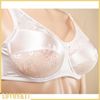 [Lovoski1] แผ่นซิลิโคนเสริมหน้าอก ลายลูกไม้ สําหรับ Mastectomy Brassiere