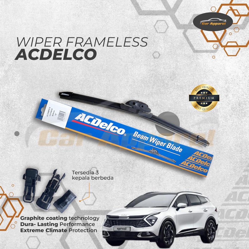 ที่ปัดน้ําฝนรถยนต์ Acdelco Sportage Gen5 NQ5 2021 Beam Frameless