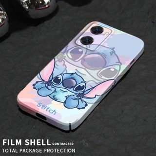 เคสโทรศัพท์มือถือ PC แข็ง กันรอยกล้อง ลาย Stitch สไตล์เกาหลี สําหรับ Oppo A57 2022 4G A77s A77 A17 F11 A9 A5 A11 A55 A56 A92S Reno4 Z A93