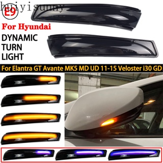 Hys ไฟเลี้ยว LED ติดกระจกมองหลัง สําหรับ Hyundai Elantra GT Avante MK5 MD UD Veloster i30 GD Dynamic Blinker 2011-2015