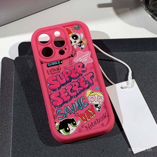 เคสโทรศัพท์มือถือ กันกระแทก ลาย Powerpuff Girls สําหรับ iPhone 14 11promax 13promax 11 12 13 14 15 pro max xr xsmax 14plus 14promax 7 8plus 13pro 12pro