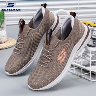 พร้อมส่ง SKECHERS_ รองเท้าวิ่งลําลอง ผ้าตาข่าย ระบายอากาศ คุณภาพสูง สําหรับผู้ชาย