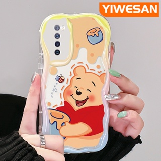 เคสโทรศัพท์มือถือแบบนิ่ม ใส กันกระแทก ลายการ์ตูนหมีน้ําผึ้ง สําหรับ Huawei Nova 7 SE Nova 7 Pro Nova 9 SE Nova 11 SE Nova 10 SE Honor 20