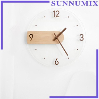 [Sunnimix] นาฬิกาแขวนผนัง ทรงกลม สไตล์โมเดิร์น ขนาด 16 นิ้ว สําหรับตกแต่งบ้าน ห้อง