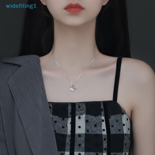 Widefiling1 สร้อยคอโซ่ จี้รูปใบแปะก๊วย เครื่องประดับแฟชั่นสตรี