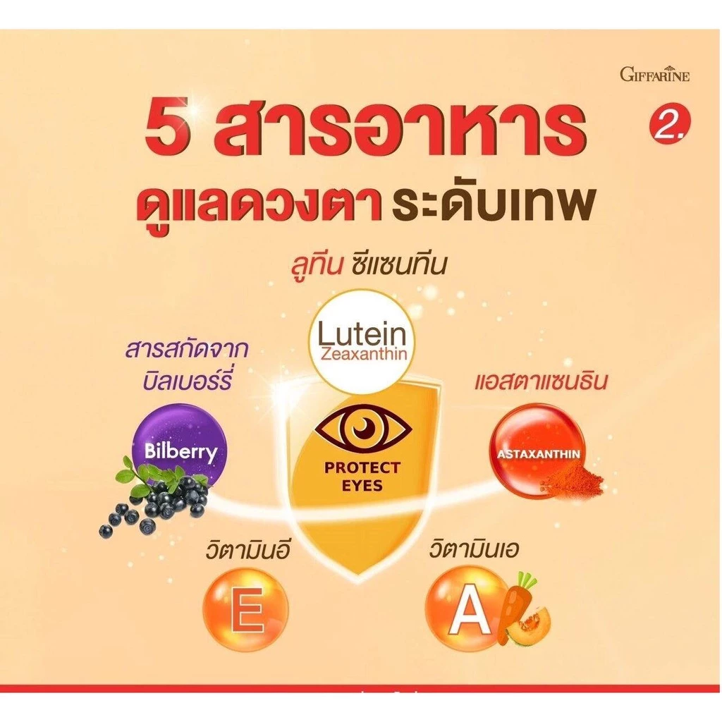 แอลซีวิต กิฟฟารีน วิตามินเอ ลูทีน ซีแซนทีน บำรุงสายตา Vitamin แอล ซี วิต 3 เอกซ์ ผสมแอสตาแซนธิน thumbnail 5