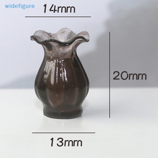 Widefigure แจกันเซรามิคจิ๋ว 1:12 สําหรับตกแต่งบ้านตุ๊กตา DIY