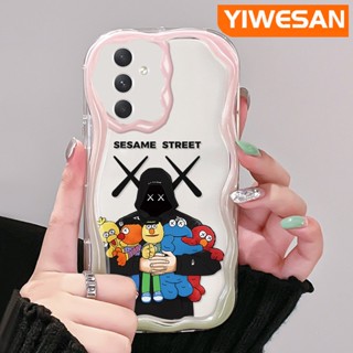 เคสโทรศัพท์มือถือแบบนิ่ม ใส กันกระแทก ลายการ์ตูน Sesame Street สําหรับ Samsung A54 5G A33 5G A34 5G A53 5G A73 5G