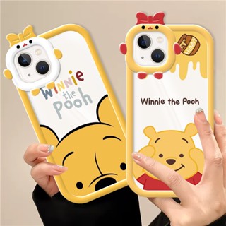 เคสโทรศัพท์มือถือ ลายการ์ตูนหมีพูห์น่ารัก สําหรับ Huawei Honor 70 50 20 20S 30 30S 50 40 60 SE Pro V30 X10 X30 X40 X40i Nova 5T 9 SE Pro