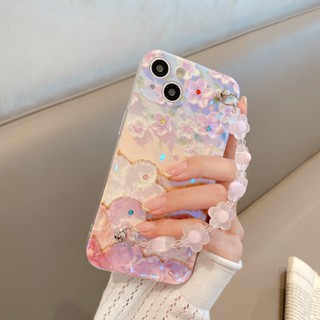 เคสโทรศัพท์มือถือ ลายภาพวาดสีน้ํามัน รูปดอกไม้ ป้องกันเลนส์ พร้อมสายคล้อง สําหรับ OPPO Reno 10 10 Pro 10 Pro+ 5G 2023