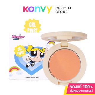 ARCHITA The Powerpuff Girls Powder Blush 3.5g #Peach อาชิตา บลัชออน สีพีช Bubbles.