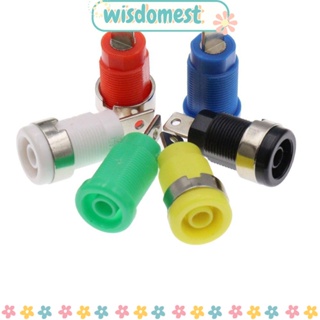 Wisdomest ปลั๊กกล้วยทดสอบขั้วต่อไฟฟ้า ทองแดงบริสุทธิ์ ตัวเมีย 4 มม.