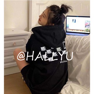 HALLYU  เสื้อผ้าผู้ญิง แขนยาว เสื้อฮู้ด คลุมหญิง สไตล์เกาหลี แฟชั่น  สวยงาม ทันสมัย Beautiful Chic A98J381 36Z230909