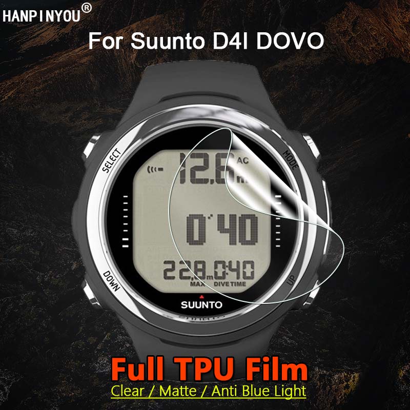 2 ชิ้นสําหรับ Suunto D4I D6I NOVO SmartWatch Clear/Matte/Anti Blue Light Soft TPU Hydrogel ฟิล์มหน้า