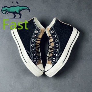 Sp2-230904 Con44se Chuck Taylor All Star 1970s รองเท้าผ้าใบลําลอง ระบายอากาศ สีดํา เงิน เหมาะกับการวิ่ง เล่นกีฬา บาสเก็ตบอล