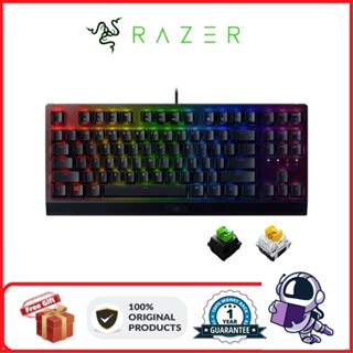 คีย์บอร์ดเล่นเกม Razer BLACKWIDOW V3 TENKEYLESS Symphony RGB Backlight สําหรับแล็ปท็อป