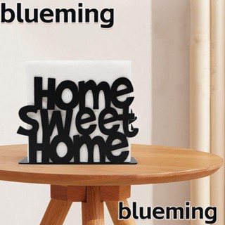 Blueming2 เครื่องจ่ายกระดาษทิชชู่ แบบตั้งโต๊ะ โลหะ สีดํา 4.7 X 1.57 X 4 นิ้ว