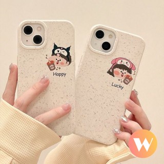 เคสโทรศัพท์มือถือ แบบนิ่ม ลายการ์ตูน ย่อยสลายได้ เป็นมิตรกับสิ่งแวดล้อม สําหรับ IPhone 7Plus 11 13 15 14 12 Pro MAX XR 6 8 7 15 6S Plus X XS MAX SE 2020