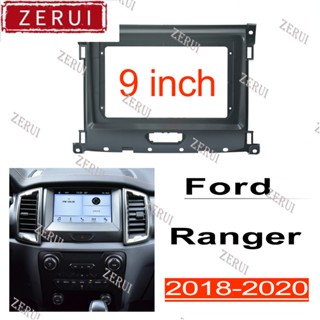 Zr ชุดกรอบแผงวิทยุ 2din android head อุปกรณ์เสริม สําหรับ Ford Ranger 2018-2020