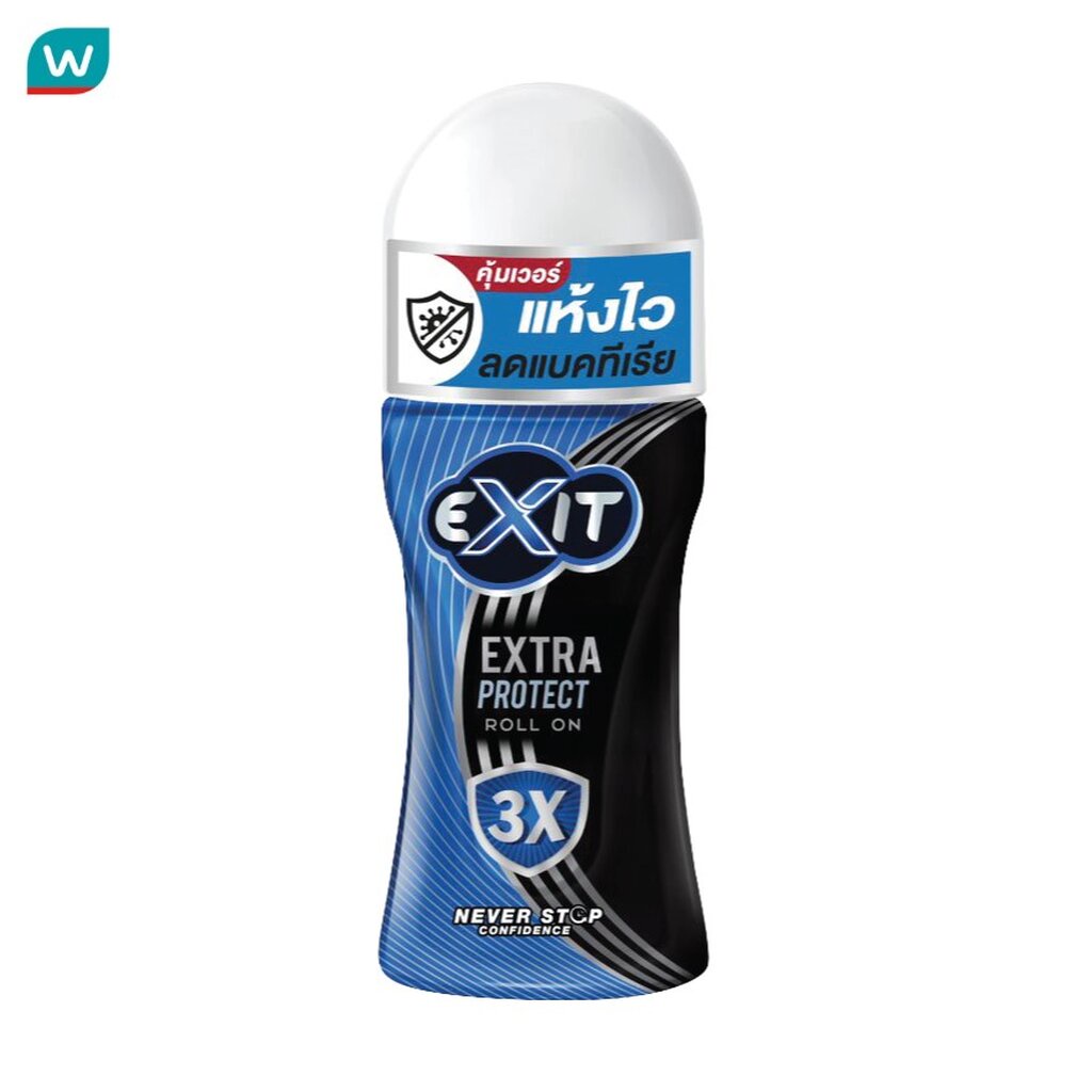 Exit เอ็กซิท เนเวอร์ สต็อป เอ็กซตร้า โพรเทค โรลออน 45 มล. โรลออน ระงับกลิ่นกาย