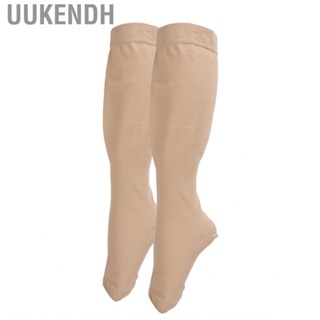 Uukendh Knee High Compression Socks 23 To 32mmHg Improved Circulation Thigh Varicos