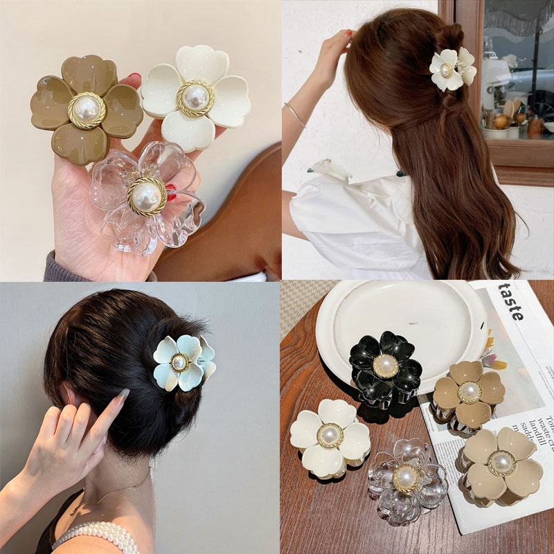 กิ๊บติดผม รูปปลาฉลาม ขนาดใหญ่ สีสันสดใส สําหรับผู้หญิง